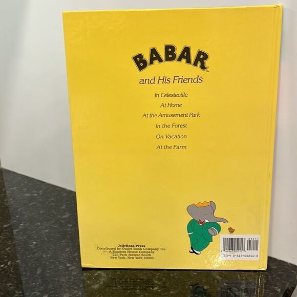 Babar And His Friends At The Farm Hardcover Vintage 90s Cartoon RARE Col… - Picture 2 of 7